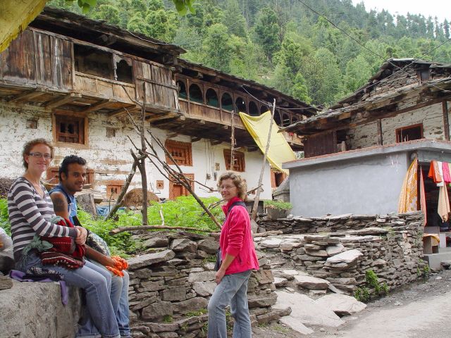Spaziergang in «Old Manali».